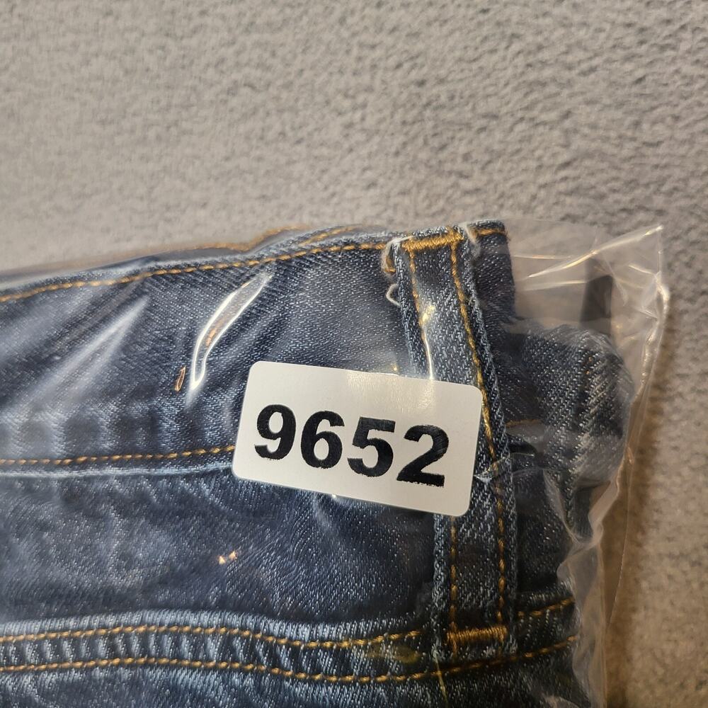 Old Navy Jeans Mens 31x31 Blue Athletic Straight Leg Distressed Denim Stretch - Picture 10 of 10